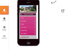 Tablet Screenshot of lakewoodpainters.com